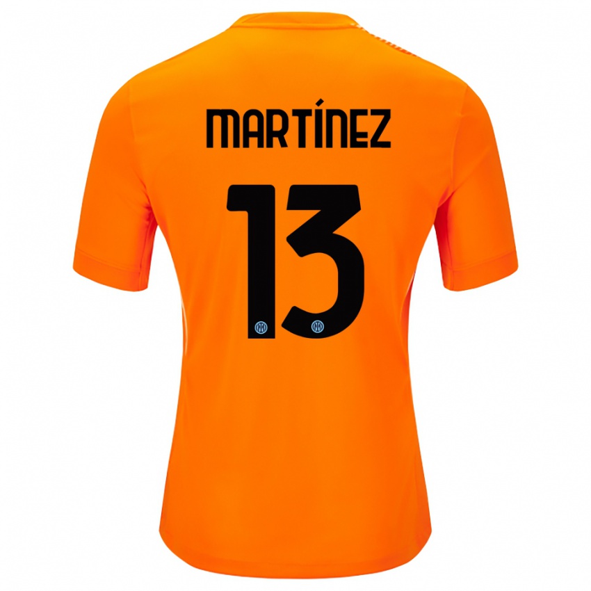 גברים ז'וזפ מרטינס #13 כתום בהיר שחור חולצת שוער 2025/26 חולצה קצרה