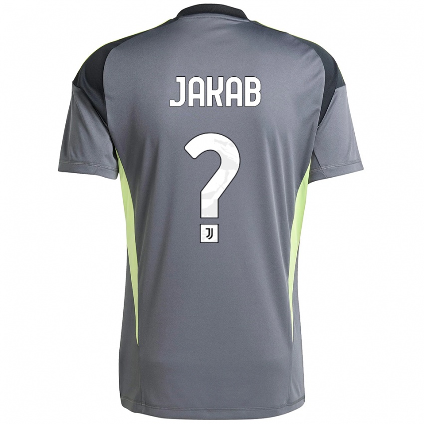 גברים מתיאש גשפאר ג׳קאב #0 אפור כהה לבן חולצת שוער 2025/26 חולצה קצרה