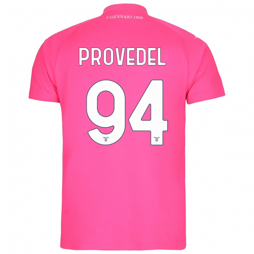 גברים איבן פרובדל #94 ורוד עמוק חולצת שוער 2025/26 חולצה קצרה