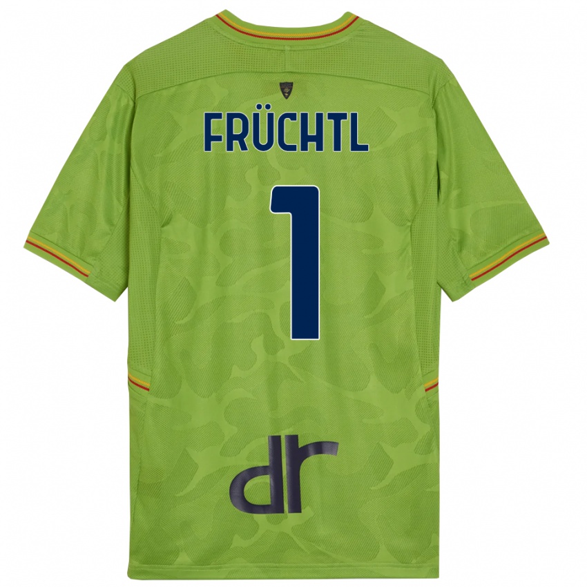 גברים כריסטיאן פריכטל #1 ירוק יער שחור חולצת שוער 2025/26 חולצה קצרה