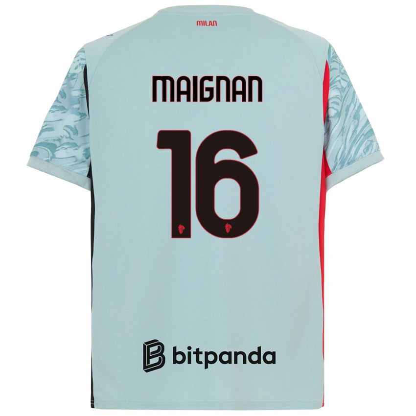 גברים מייק מניאן #16 כחול בהיר אדום חולצת שוער 2025/26 חולצה קצרה