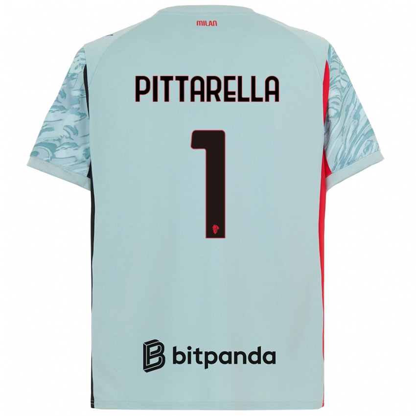 גברים Matteo Pittarella #1 כחול בהיר אדום חולצת שוער 2025/26 חולצה קצרה