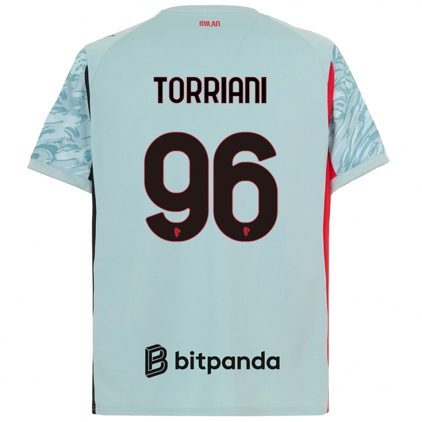 גברים לורנצו טוריאני #96 כחול בהיר אדום חולצת שוער 2025/26 חולצה קצרה