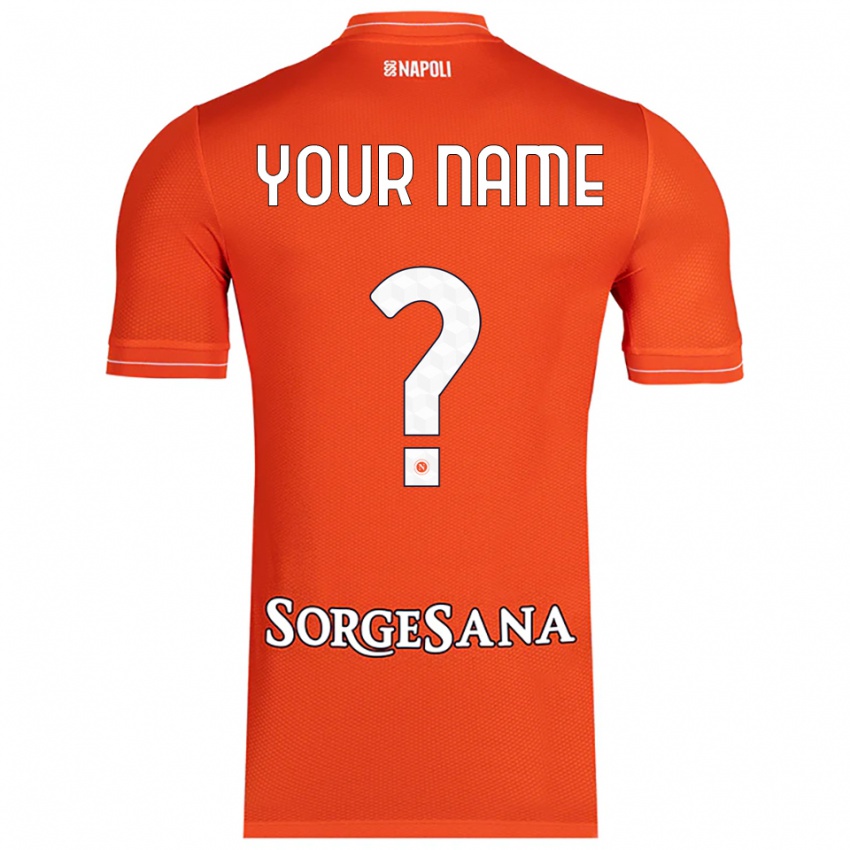 גברים נאפולי כתום אדום לבן חולצת שוער 2025/26 חולצה קצרה