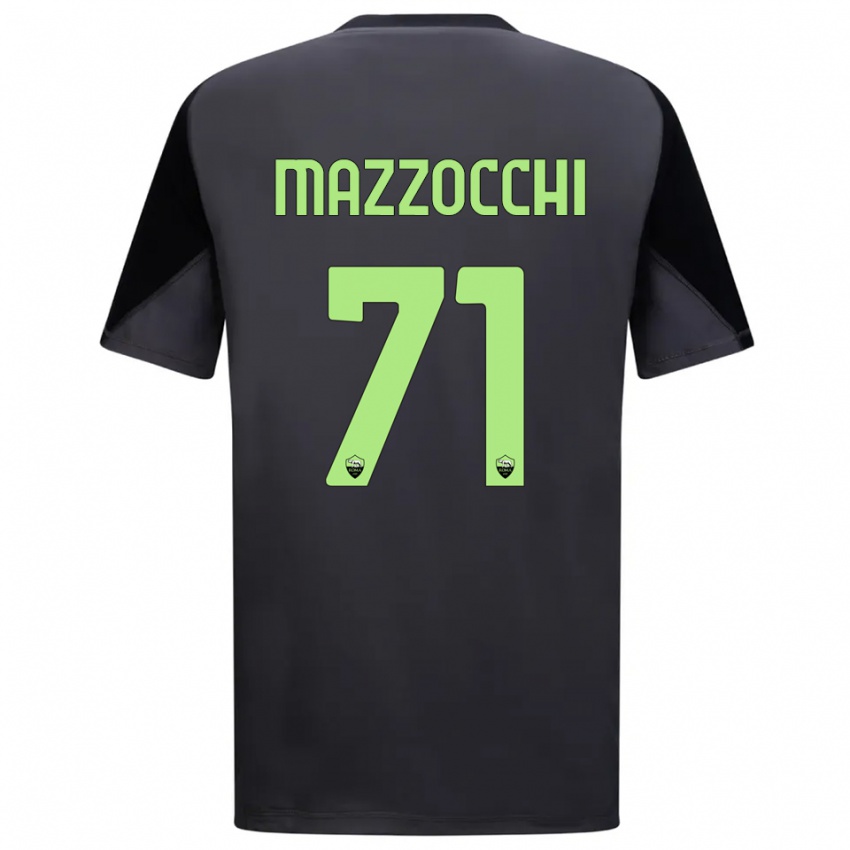 גברים ג'וליה מאצוקי #71 שחור ירוק בהיר חולצת שוער 2025/26 חולצה קצרה