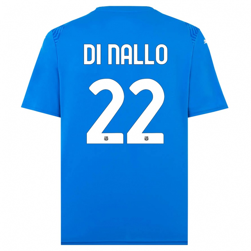 גברים אריקה די נאלו #22 כחול לבן חולצת שוער 2025/26 חולצה קצרה