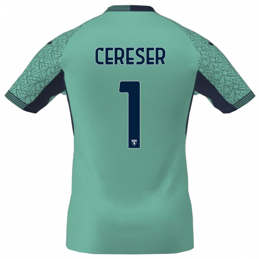 גברים Francesco Cereser #1 לגונה כחולה חולצת שוער 2025/26 חולצה קצרה