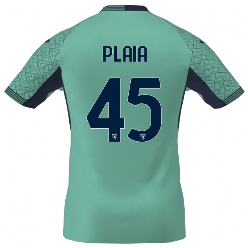 גברים פרנצ׳סקו סבריו פלאיה #45 לגונה כחולה חולצת שוער 2025/26 חולצה קצרה