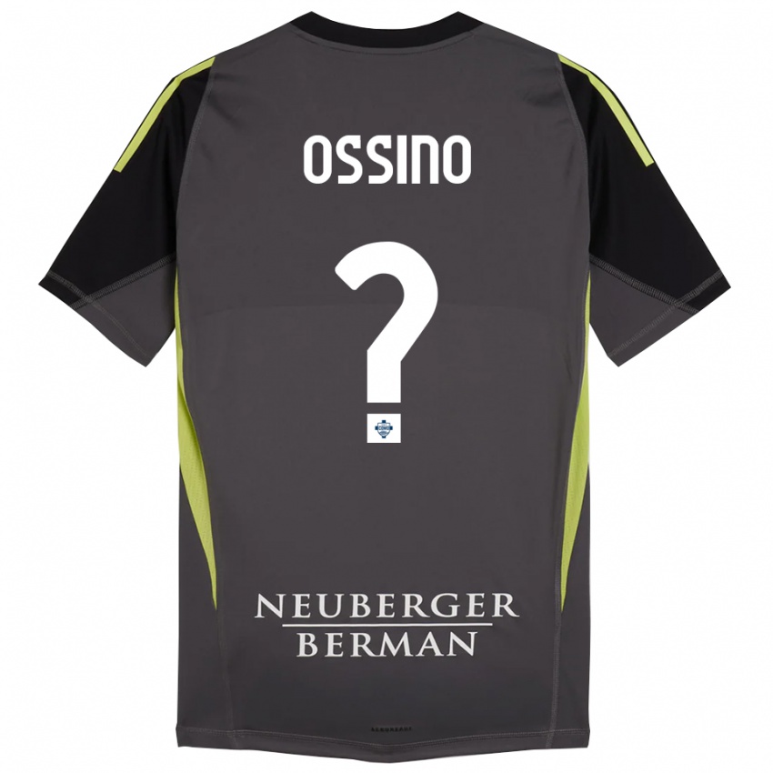 גברים Daniel Ossino #0 שחור ירוק בהיר חולצת שוער 2025/26 חולצה קצרה