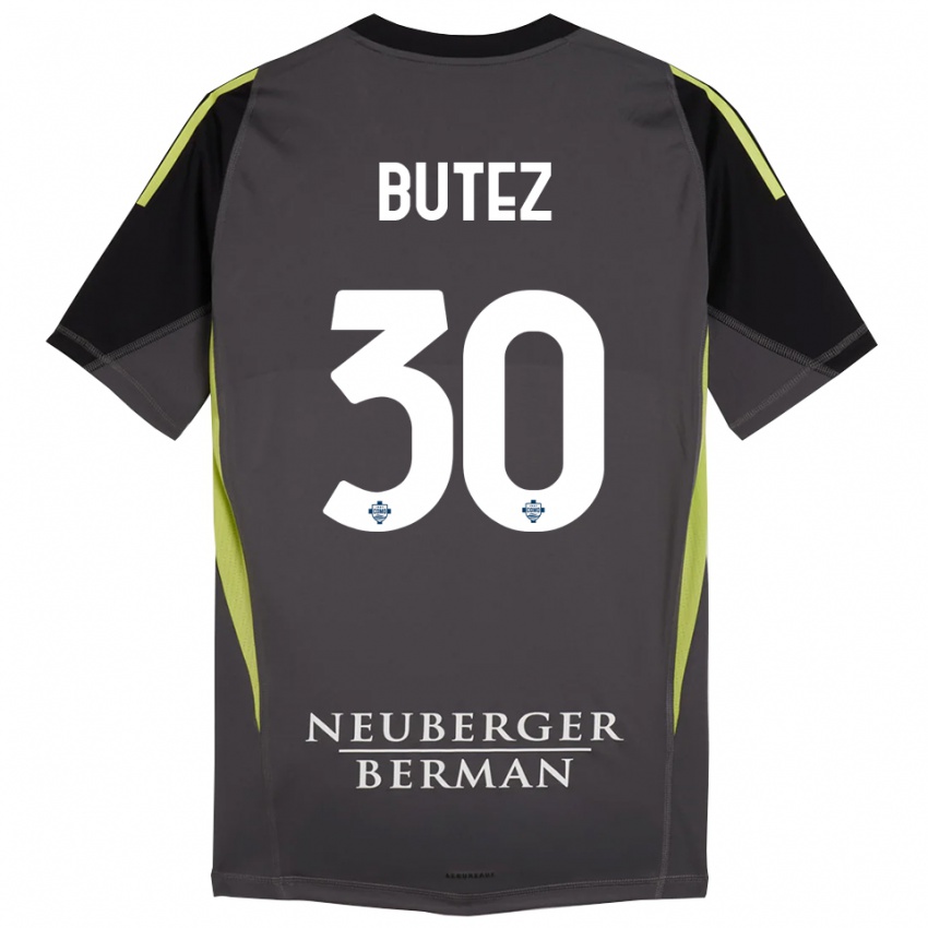 גברים ז'אן בוטז #30 שחור ירוק בהיר חולצת שוער 2025/26 חולצה קצרה