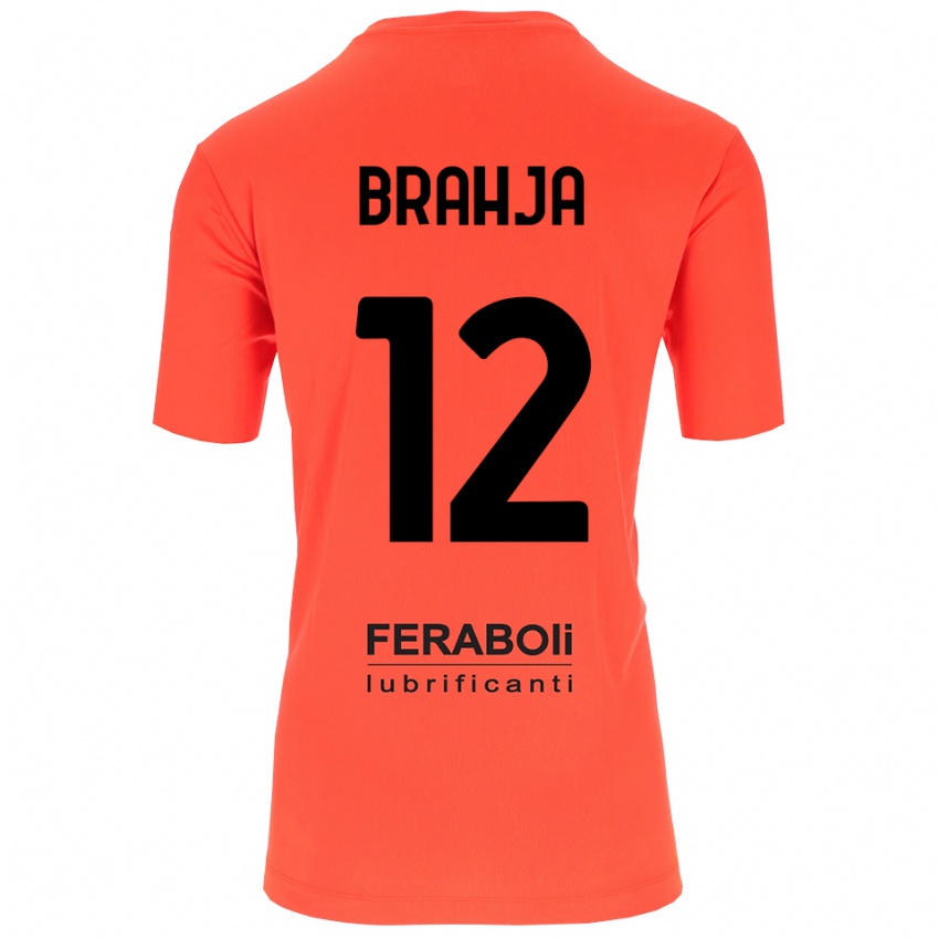 גברים תומס ברה #12 שחור אדום כתום חולצת שוער 2025/26 חולצה קצרה