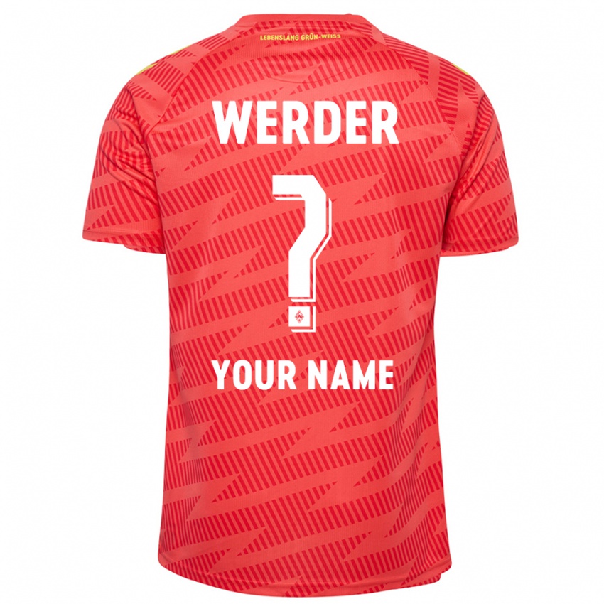 גברים ורדר ברמן צהוב אדום חולצת שוער 2025/26 חולצה קצרה