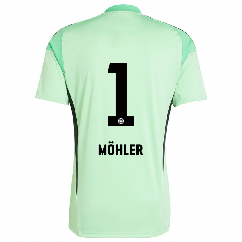 גברים Emil Möhler #1 שחור ירוק בהיר חולצת שוער 2025/26 חולצה קצרה