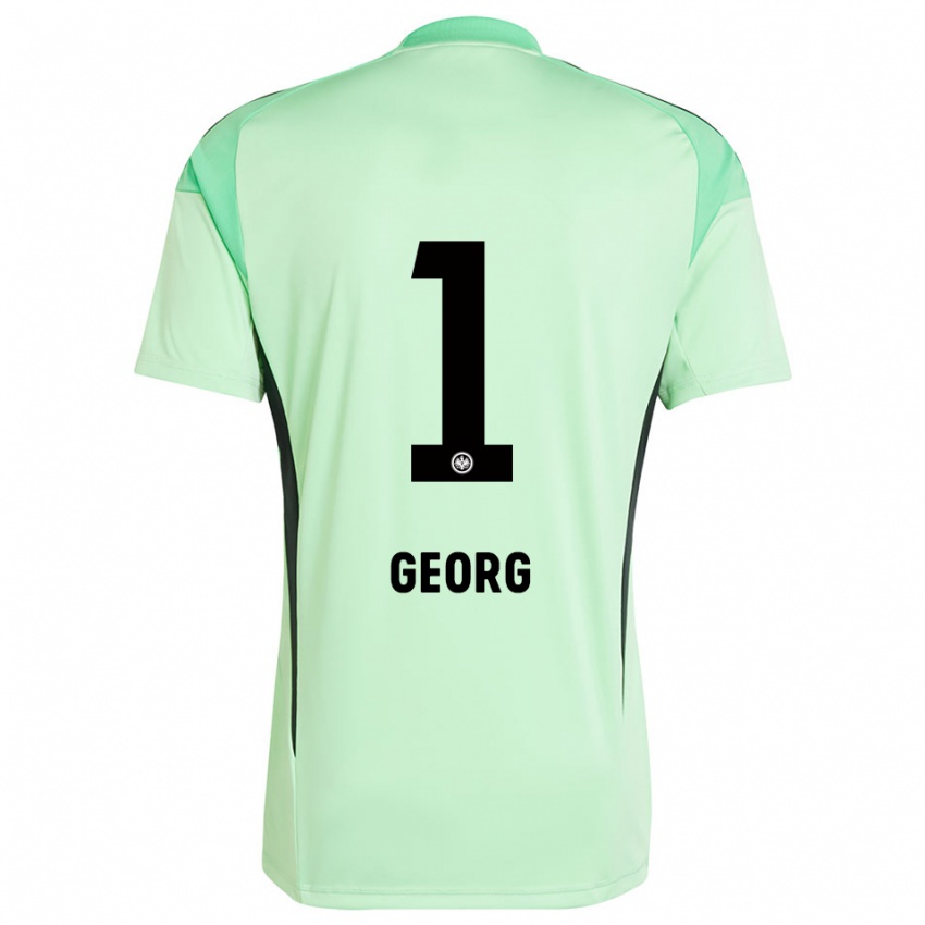 גברים Hannes Georg #1 שחור ירוק בהיר חולצת שוער 2025/26 חולצה קצרה