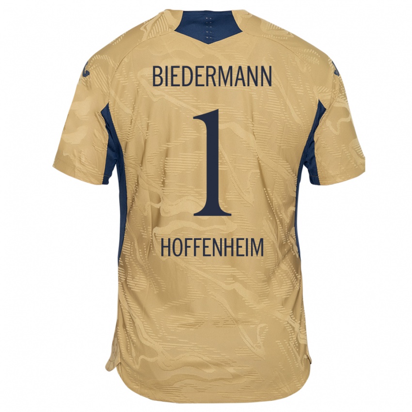 גברים ניקו בידרמן #1 שחור שזוף חולצת שוער 2025/26 חולצה קצרה