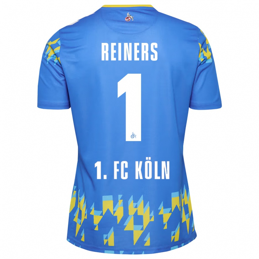 גברים לאונרד פיטר ריינרס #1 כחול תירס חולצת שוער 2025/26 חולצה קצרה