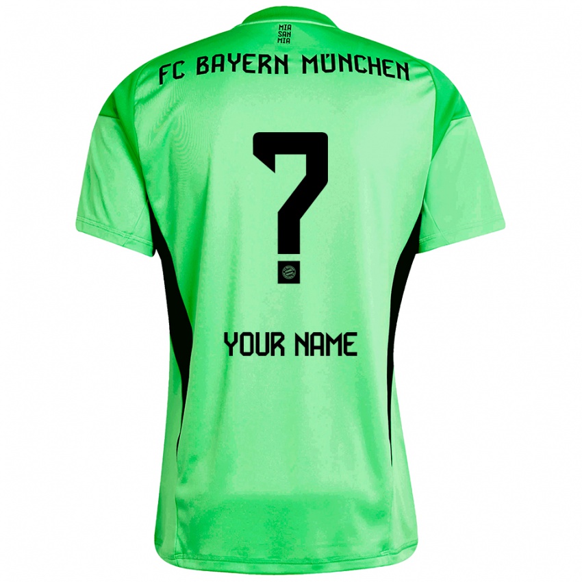 גברים באיירן מינכן ירוק אביבי בינוני חולצת שוער 2025/26 חולצה קצרה