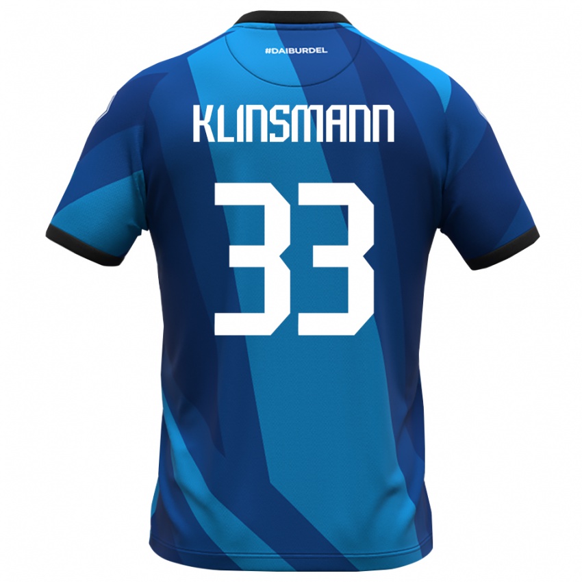 גברים ג'ונתן קלינסמן #33 כחול רויאל כתום חולצת שוער 2025/26 חולצה קצרה