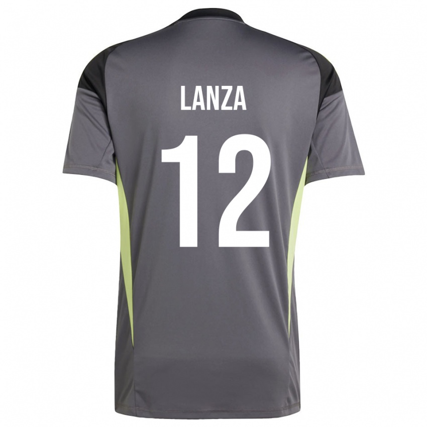 גברים Cesare Lanza #12 אפור עמום חולצת שוער 2025/26 חולצה קצרה