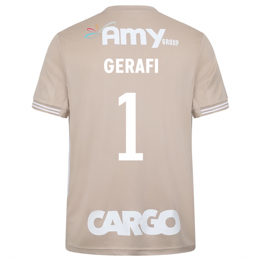 גברים יואב ג'ראפי #1 לבן בולי ווד חולצת שוער 2025/26 חולצה קצרה