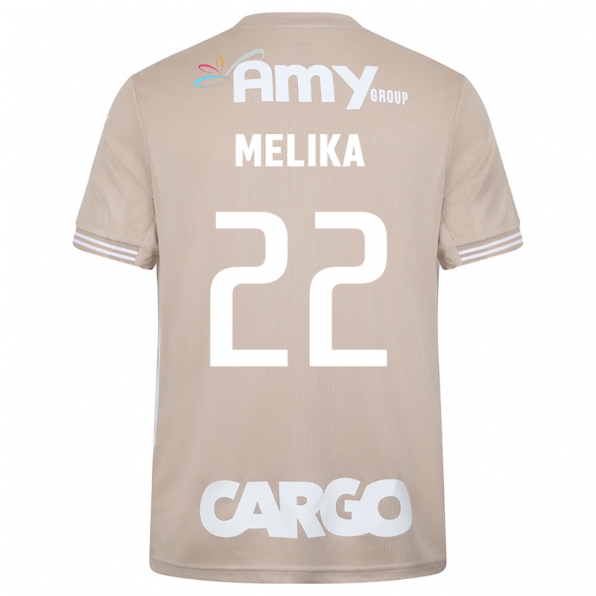 גברים אופק מליקה #22 לבן בולי ווד חולצת שוער 2025/26 חולצה קצרה