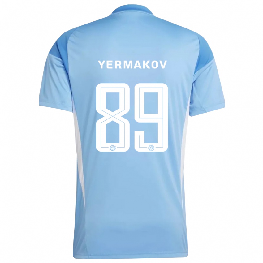 גברים גאורגי ירמקוב #89 שחור ירוק בהיר חולצת שוער 2025/26 חולצה קצרה