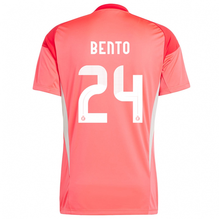 גברים Bento #24 לבן צהוב כתום חולצת שוער 2025/26 חולצה קצרה