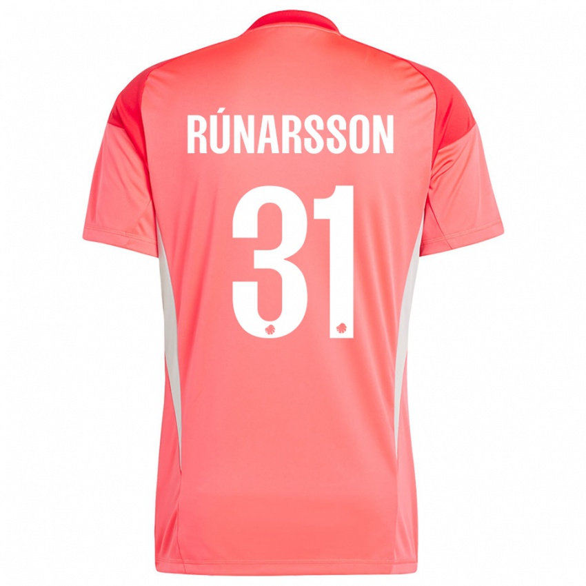גברים רונאר אלכס רונארסון #31 לבן אדום חולצת שוער 2025/26 חולצה קצרה