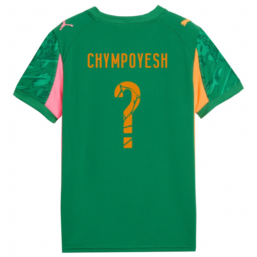 גברים Vladyslav Chympoyesh #0 סגול לילך חולצת שוער 2025/26 חולצה קצרה