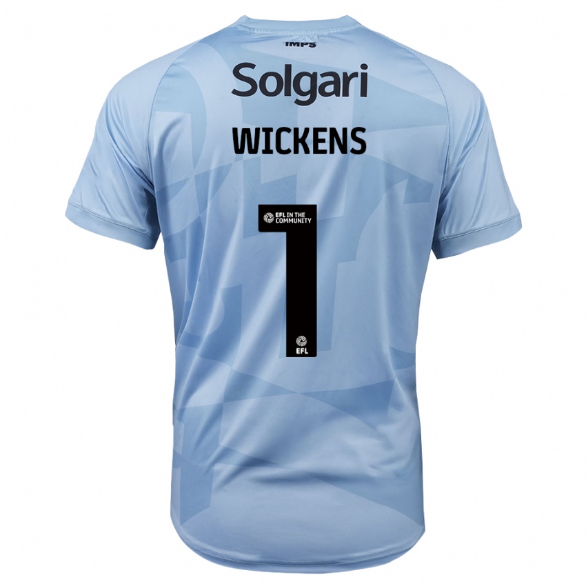 גברים ג'ורג' ויקנס #1 כחול שמיים בהיר חולצת שוער 2025/26 חולצה קצרה