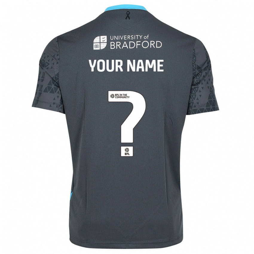 גברים ברדפורד סיטי אפור שחור חולצת שוער 2025/26 חולצה קצרה