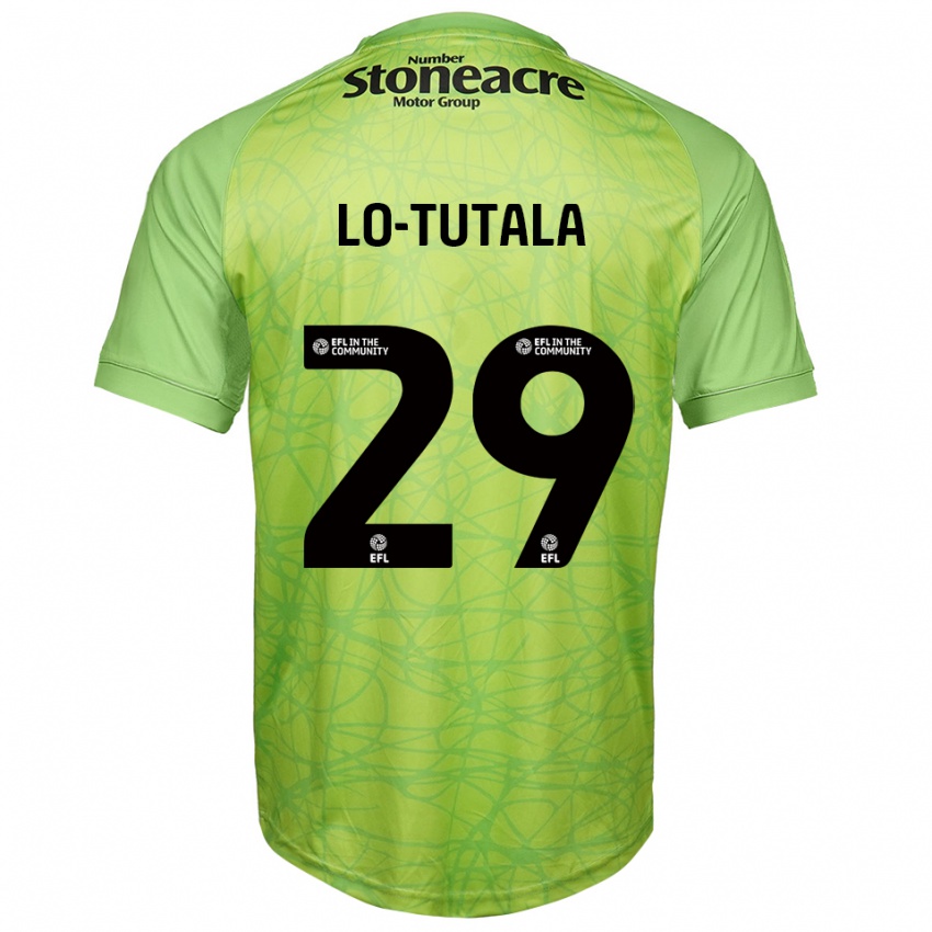 גברים טימותי לו-טוטאלה #29 ירוק בהיר חולצת שוער 2025/26 חולצה קצרה