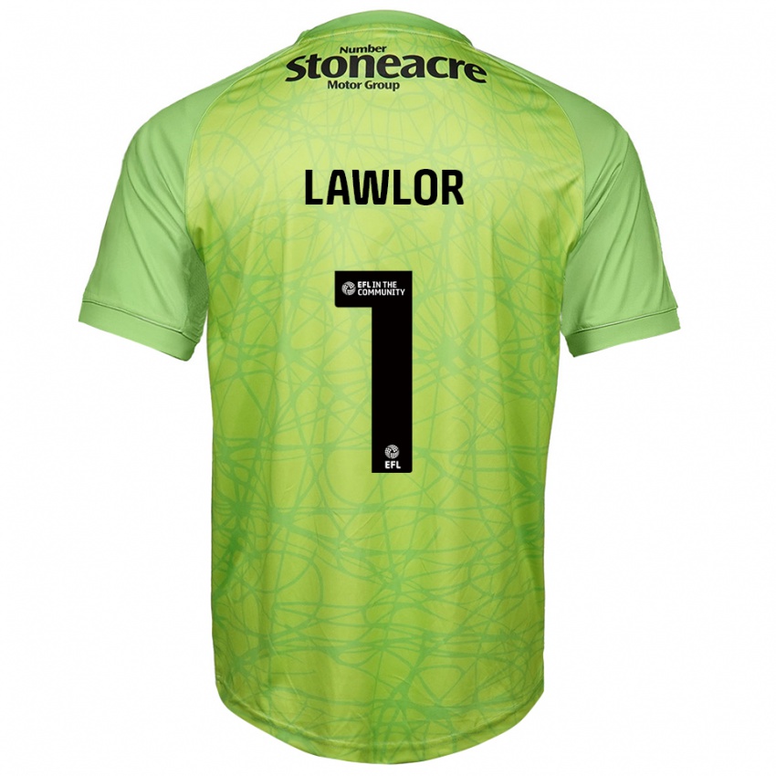 גברים איאן לאולור #1 ירוק בהיר חולצת שוער 2025/26 חולצה קצרה