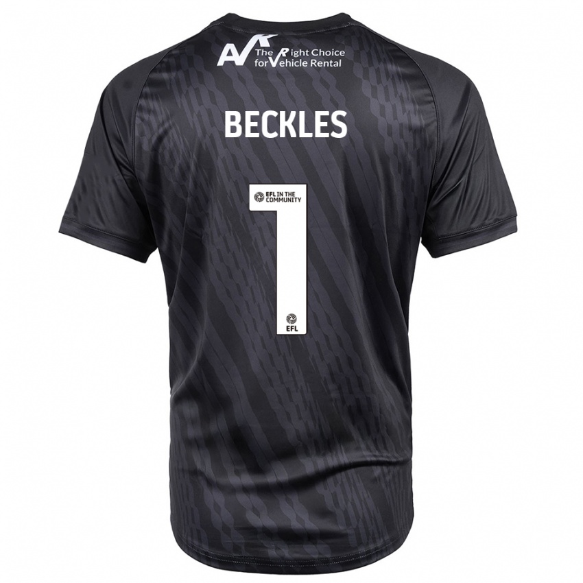 גברים פרנקי בקלס #1 שחור לבן חולצת שוער 2025/26 חולצה קצרה