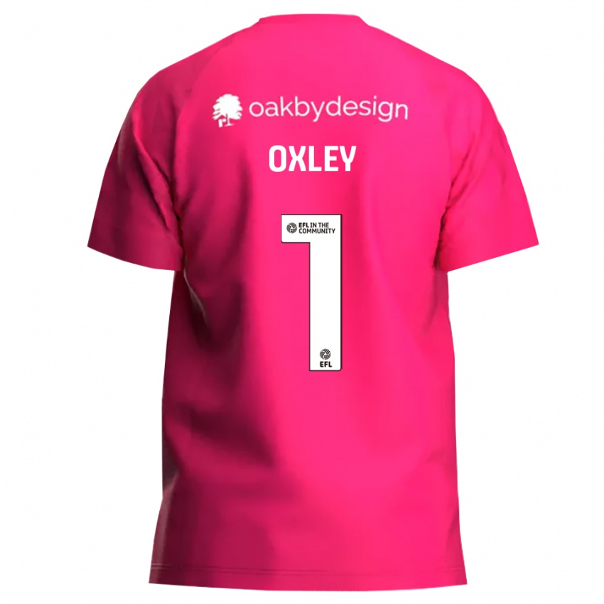 גברים מארק אוקסלי #1 מג'נטה חולצת שוער 2025/26 חולצה קצרה