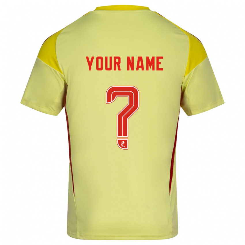 גברים אברדין אדום צהוב חולצת שוער 2025/26 חולצה קצרה