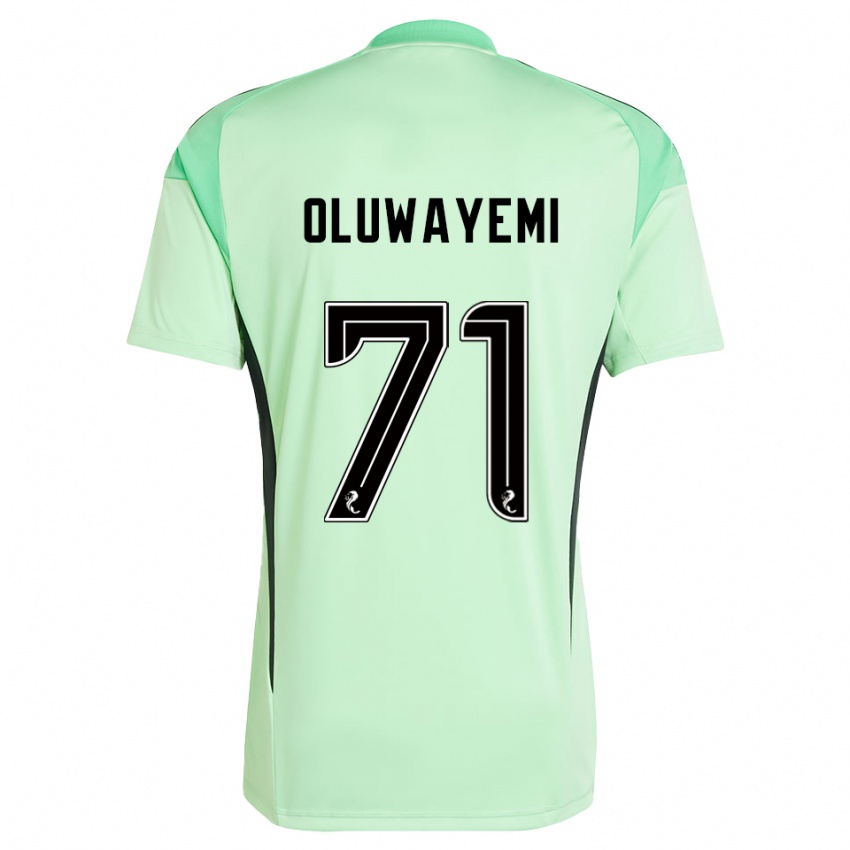 גברים Tobi Oluwayemi #71 שחור ירוק בהיר חולצת שוער 2025/26 חולצה קצרה