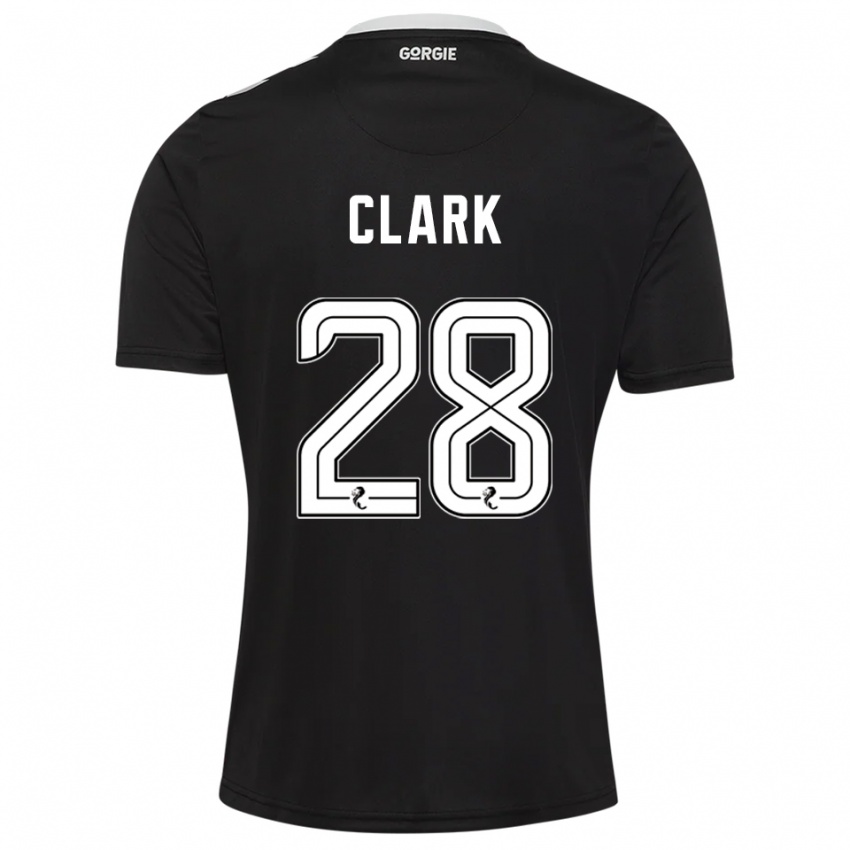 גברים זנדר קלארק #28 בורדו כהה חולצת שוער 2025/26 חולצה קצרה