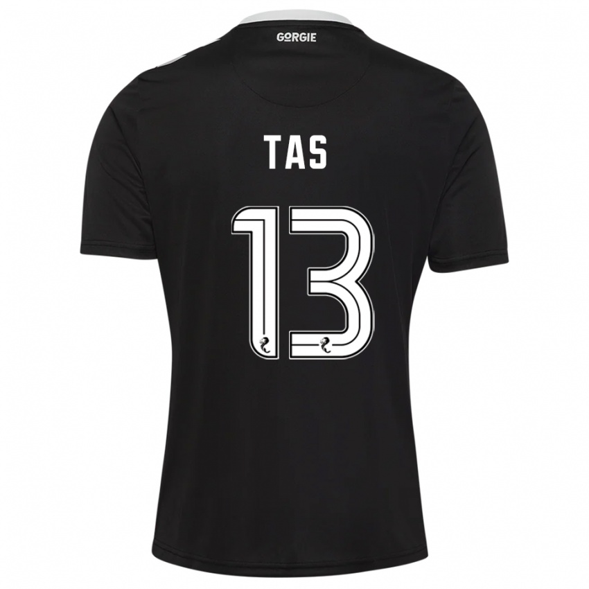 גברים Lyndon Tas #13 בורדו כהה חולצת שוער 2025/26 חולצה קצרה