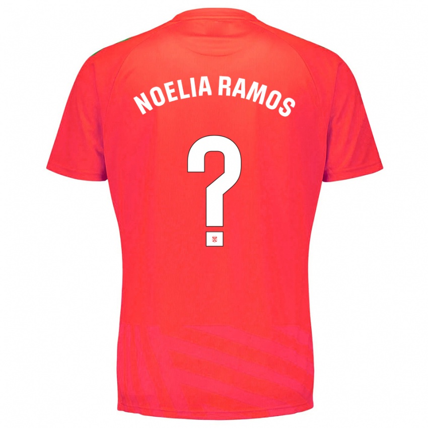 גברים נואליה ראמוס #0 אדום לבן חולצת שוער 2025/26 חולצה קצרה