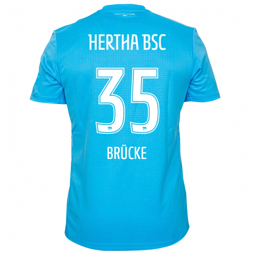 גברים מריוס גרסבק #35 כחול בהיר לבן חולצת שוער 2025/26 חולצה קצרה