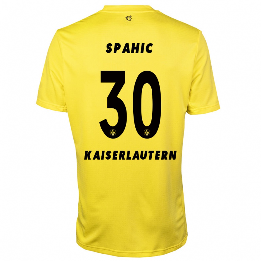 גברים אבדו ספאהיץ׳ #30 צהוב שחור חולצת שוער 2025/26 חולצה קצרה