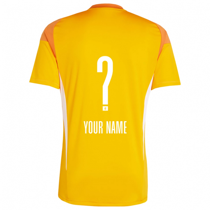 גברים פ.צ. זארבריקן צהוב כתום חולצת שוער 2025/26 חולצה קצרה