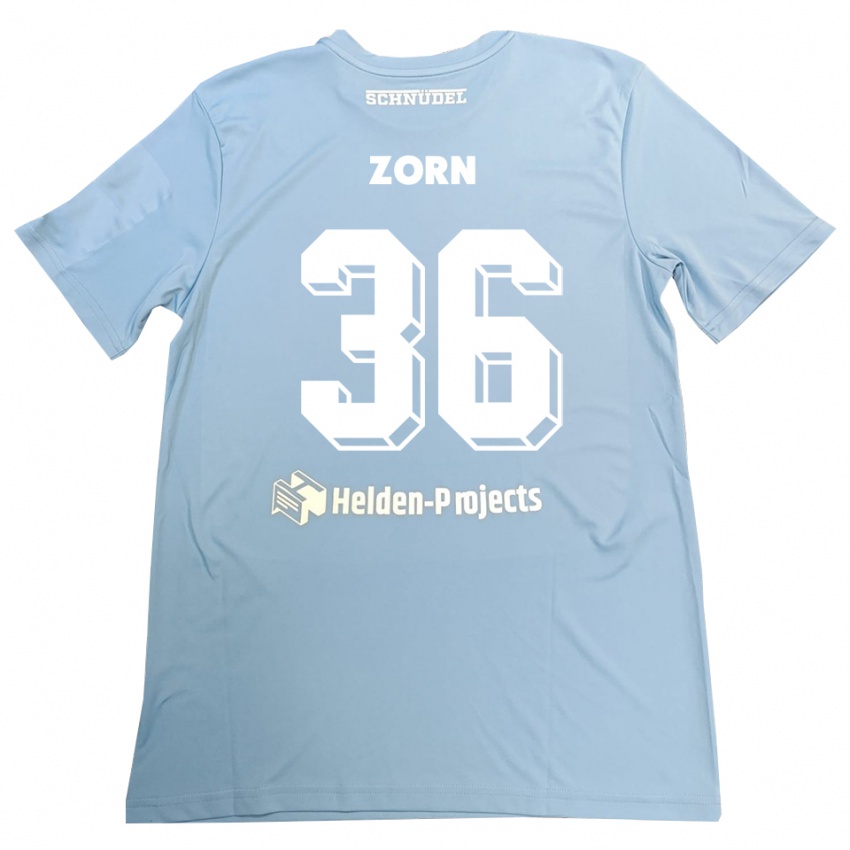 גברים אמיל זורן #36 כחול-אפור חולצת שוער 2025/26 חולצה קצרה