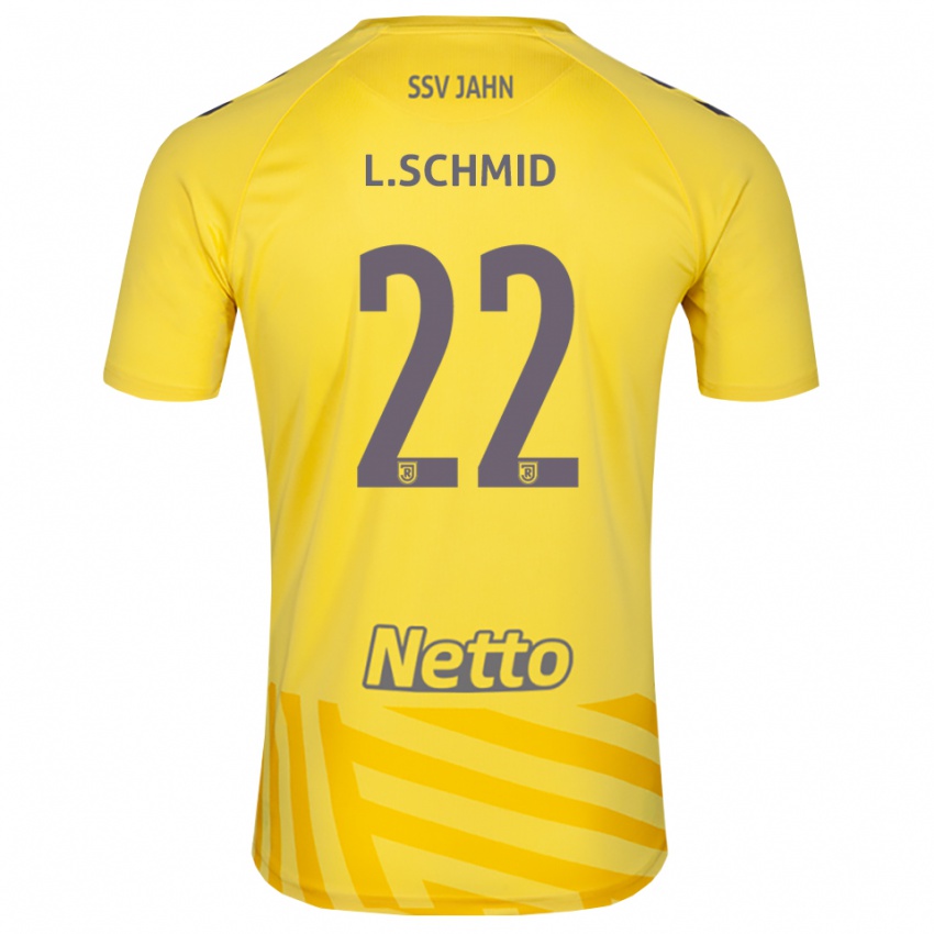 גברים Lenny Schmid #22 אפור צהוב חולצת שוער 2025/26 חולצה קצרה