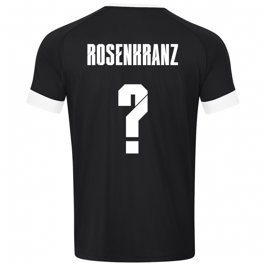 גברים Colin Rosenkranz #0 שחור לבן חולצת שוער 2025/26 חולצה קצרה