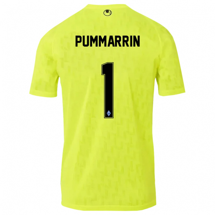 גברים Kritsana Pummarrin #1 צהוב שחור חולצת שוער 2025/26 חולצה קצרה