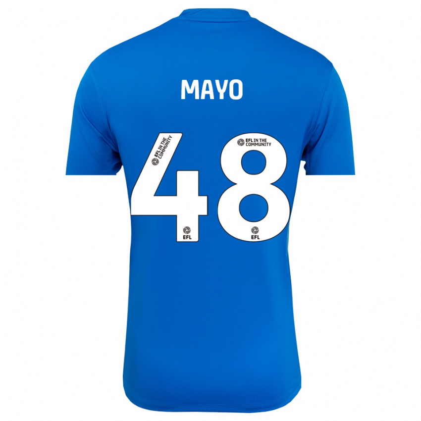 גברים בראדלי פול מאיו #48 כחול לבן חולצת שוער 2025/26 חולצה קצרה