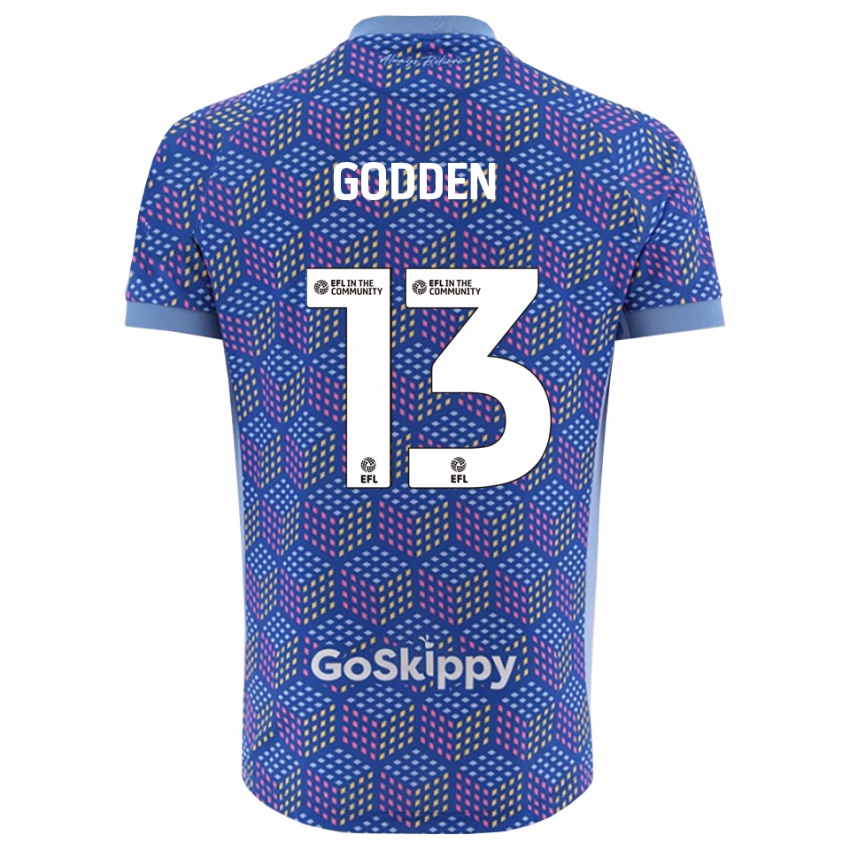 גברים פרדי גודן #13 כחול שחור חולצת שוער 2025/26 חולצה קצרה