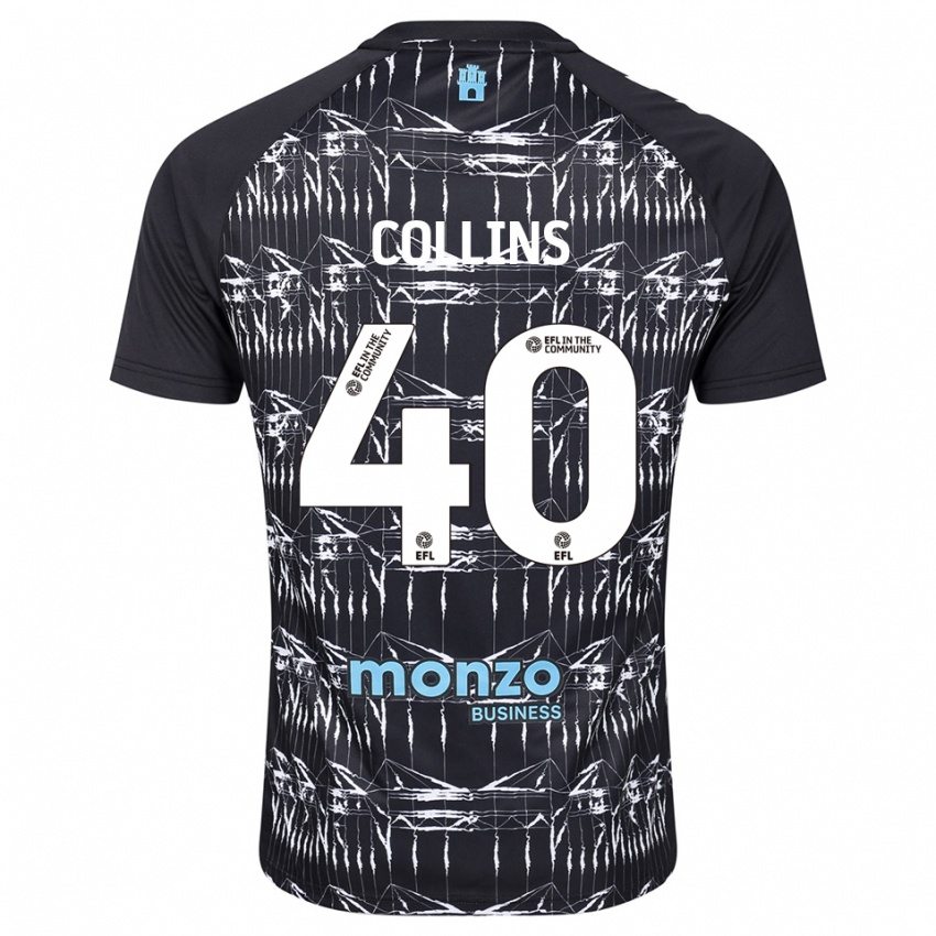 גברים ברדלי קולינס #40 כחול שחור חולצת שוער 2025/26 חולצה קצרה